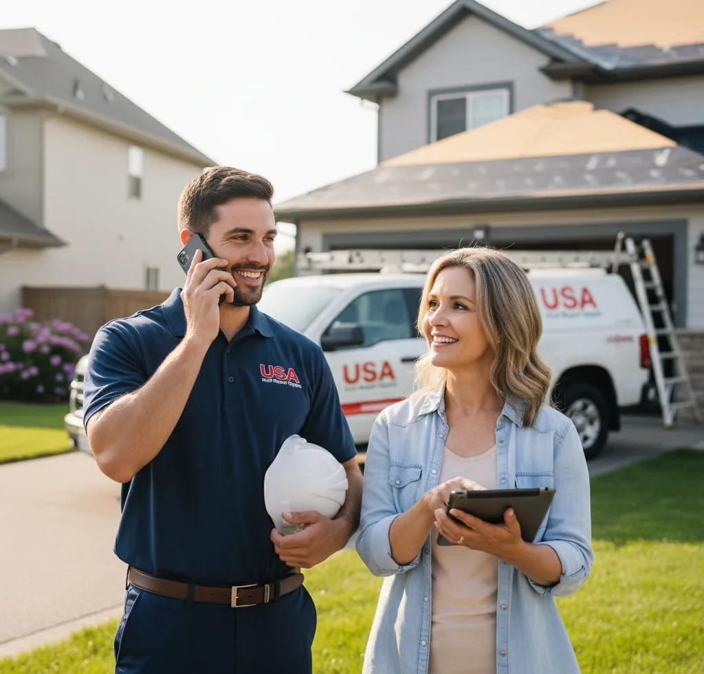 USA Roof Repair Experts customer support in Marionville